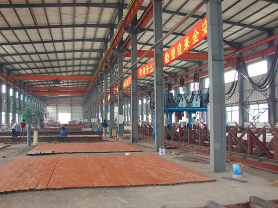 青白江远洋国际冷链电商物流园钢结构项目喜迎复工进场